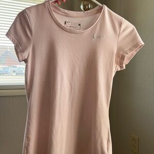 Nike light pink top